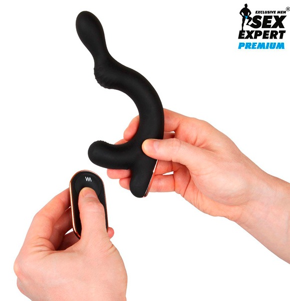 Анальный вибромассажер Vibe Massager со стимуляцией мошонки