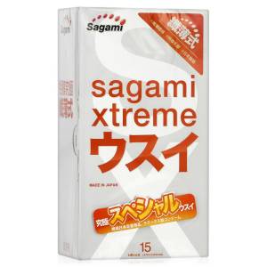 Презервативы Sagami Xtreme 0,04  латексные 15 