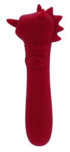 Красная вибропуля Unihorn Blaze Diablo USB 