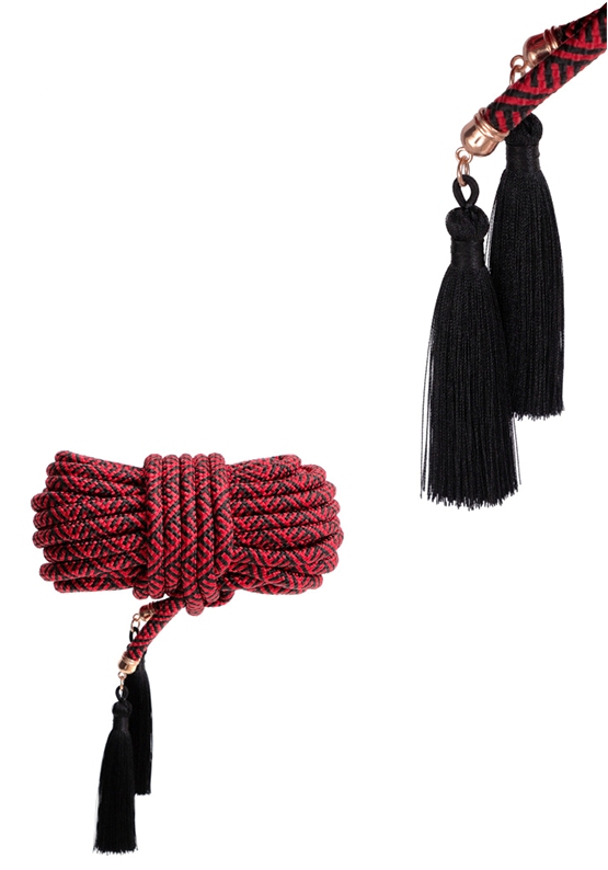 Бандажная веревка с кисточками