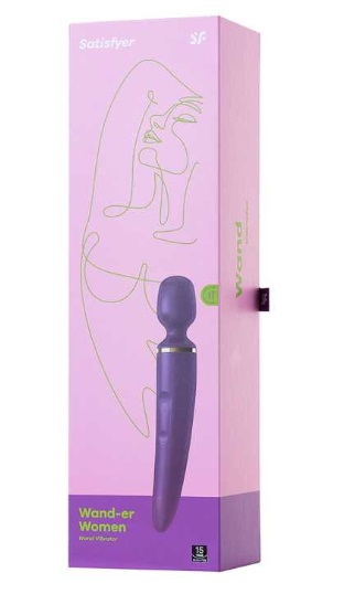 Супер Wand Satisfyer 10 режимов фиолетовый