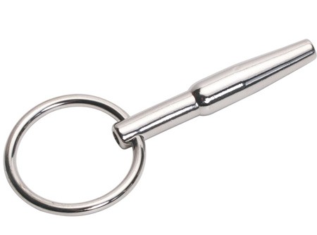 Зонд для пениса 8мм с подвижным кольцом