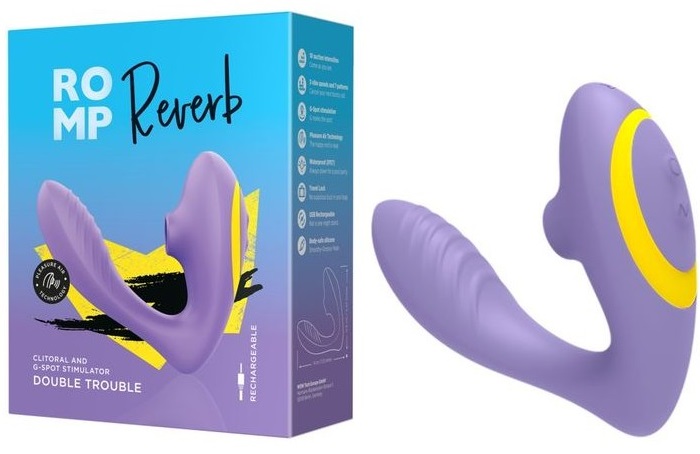 Вибратор Romp Reverb сиреневый