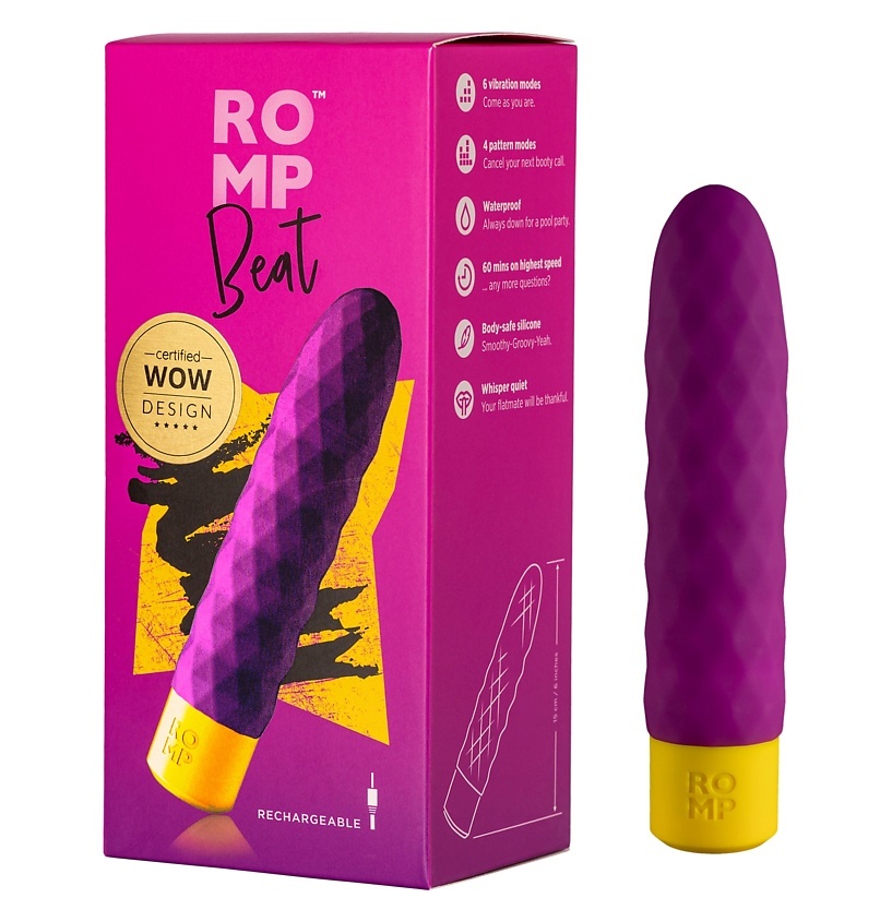 Минивибратор Romp Beat