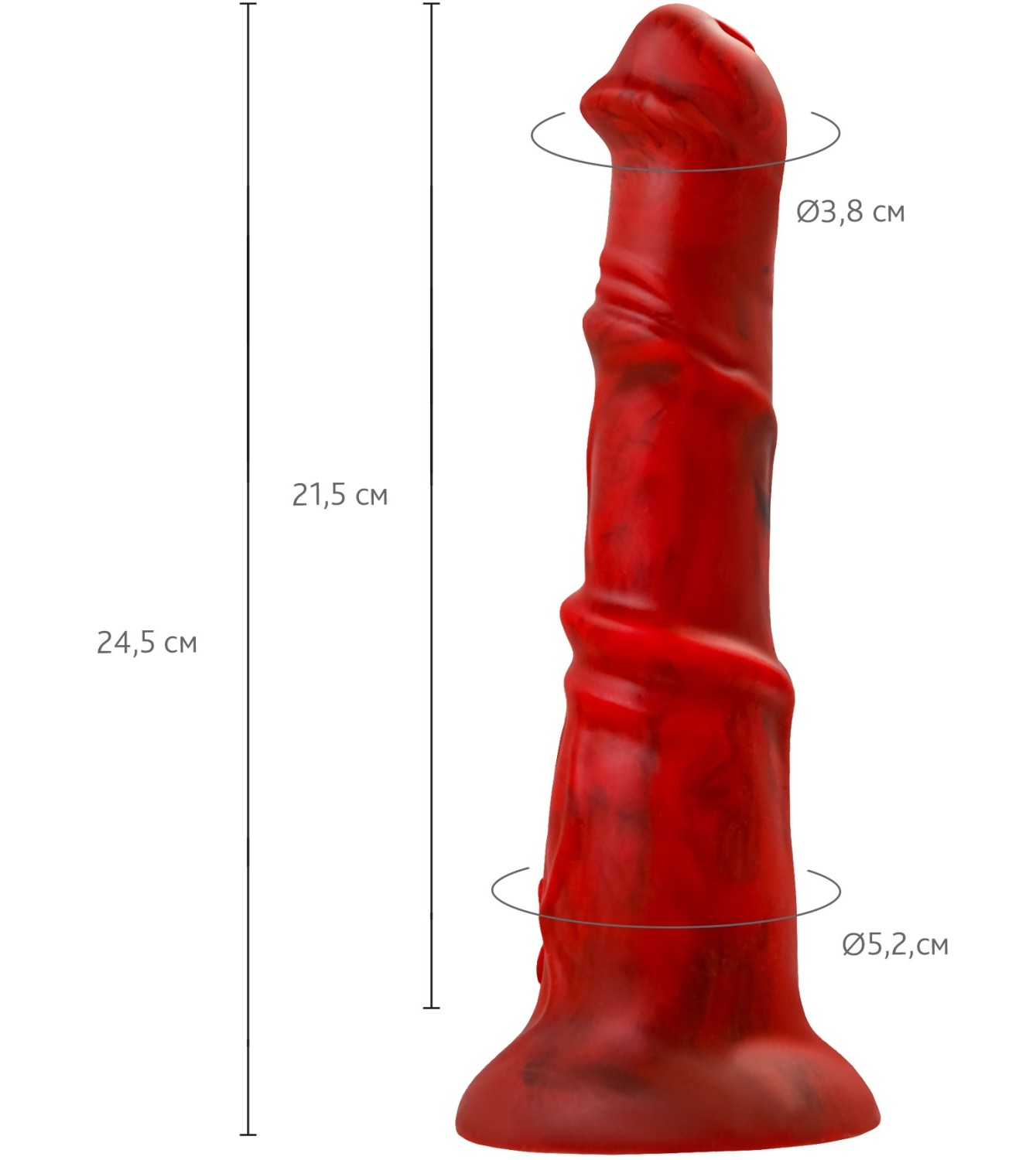 Силиконовый вибратор Monster Rex