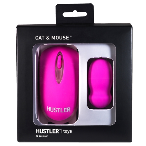 Стимулятор-мышка красный Cat and Mouse