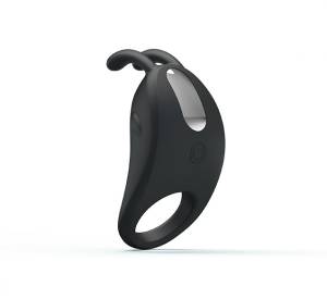 Эрекционное кольцо перезаряжаемое, с ушками, 7 режимов вибрации 