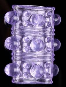 Насадка на половой член с шипами и бусинами 