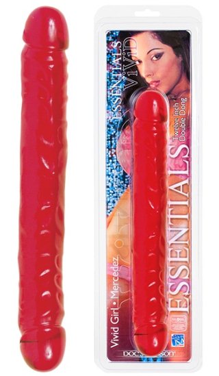 Красный двухголовый фаллос Essentials
