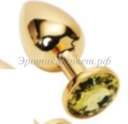Анальная пробка Small Butt Plug Gold