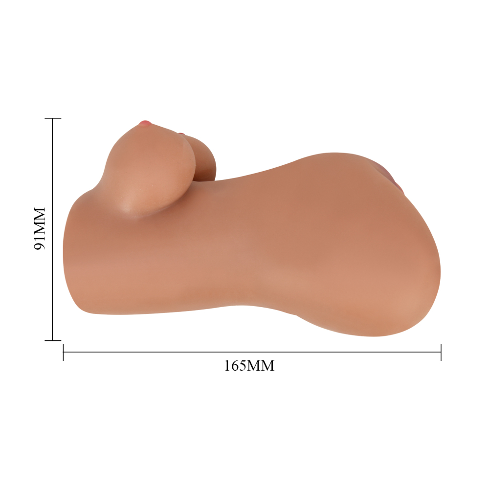 Двойной  мастурбатор мулатка Hannah