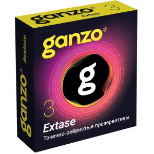 Презервативы GANZO точечно-ребристые 3 шт 