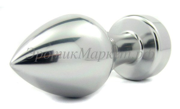Анальная пробка Aluminium Silver Diamond