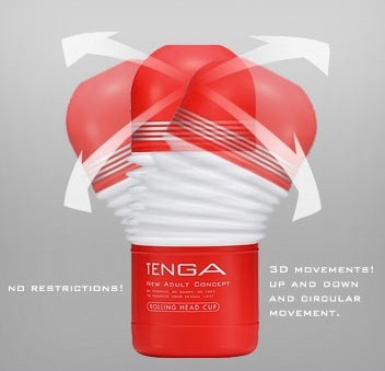Tenga Rolling head мастурбатор с вращающейся головкой