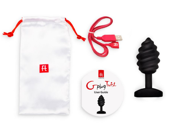 Витая анальная пробка Gvibe Gplug Twist 