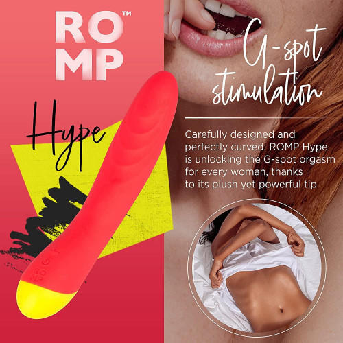 Красный вибратор  G-Spot Romp Hype