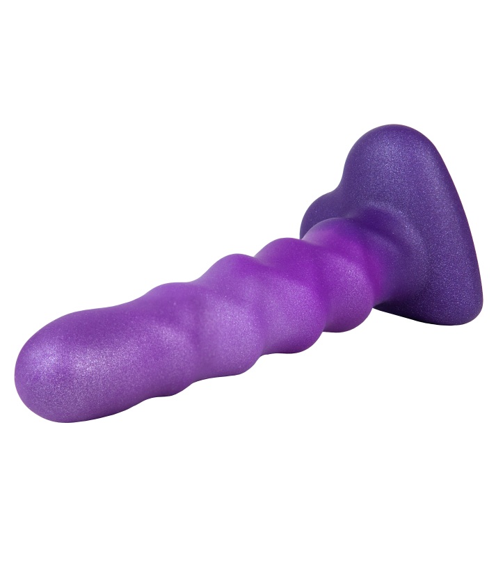 Нереалистичный дилдо 15,5см Единорог фиолетовый