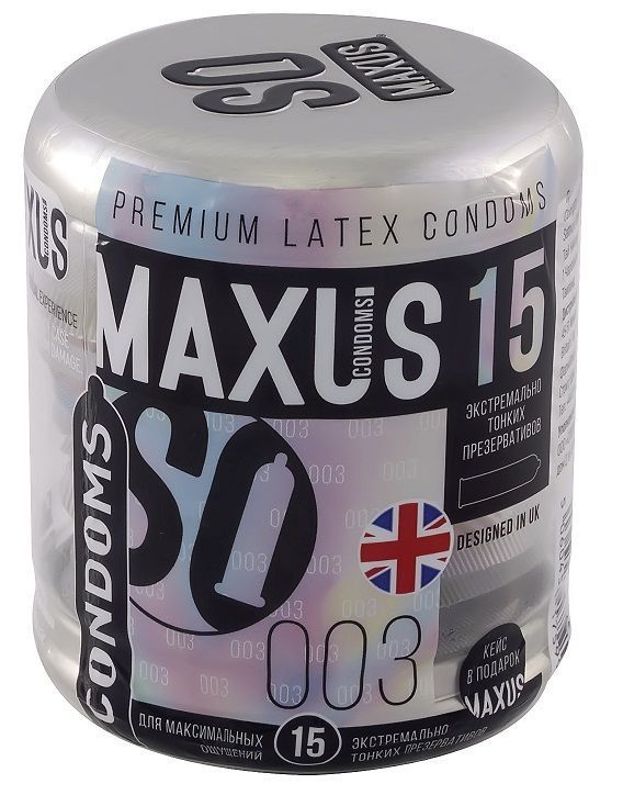 Презервативы экстремально тонкие MAXUS 003 №15