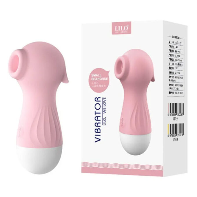 Вакуумный мини стимулятор клитора розовый