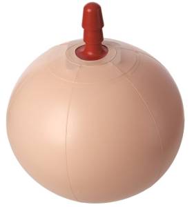 Надувной фитбол со штырьком для насадок Vac-U-Lock 