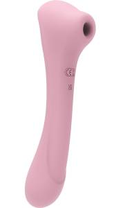 Двухсторонний вакуумный стимулятор Daisy Pink 