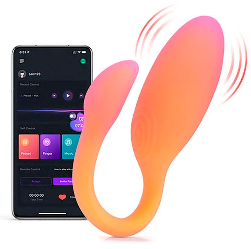 Вибратор Flamingo Max оранжевый