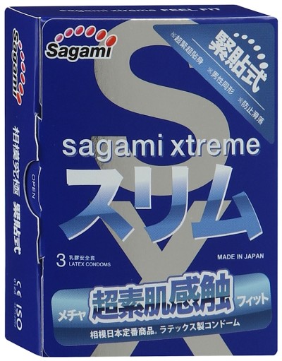 Презервативы Sagami №3 Xtreme Feel Fit 3D