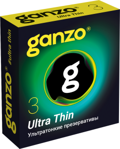 Ультратонкие презервативы Ganzo 3 шт 