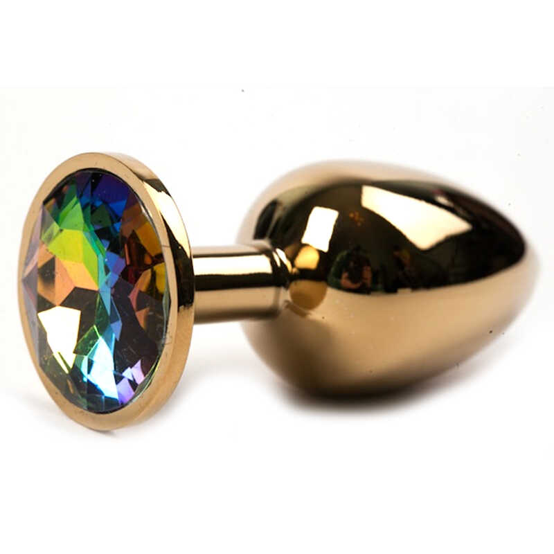 Анальная пробка Butt Plug Gold Small хамелион
