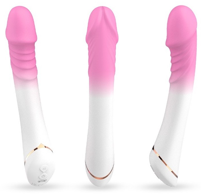 Оригинальный вибромассажер для точки G Silicone Toys