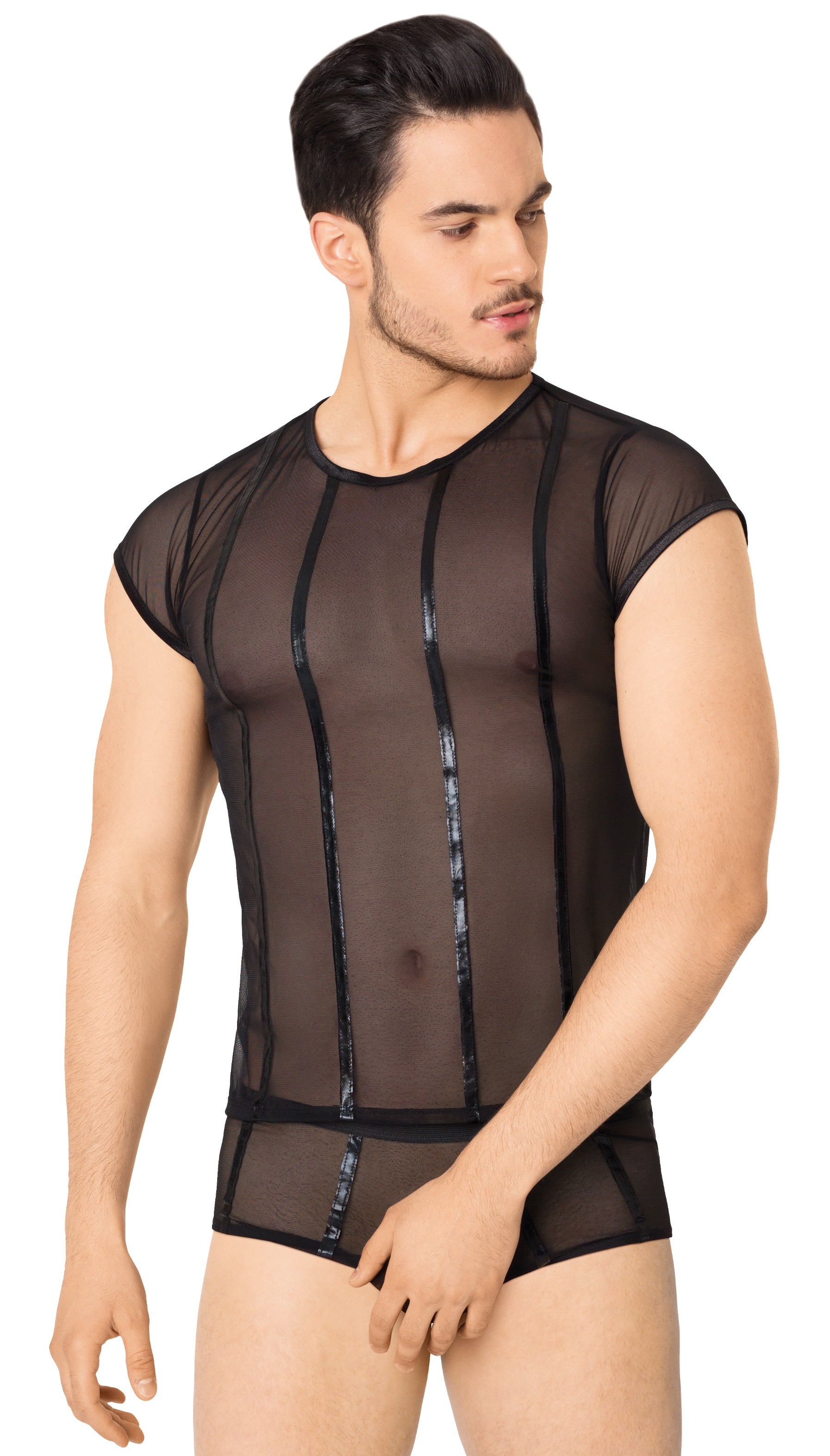 Комплект мужской эротический M/L черный