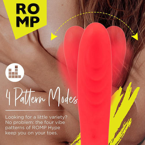 Красный вибратор  G-Spot Romp Hype