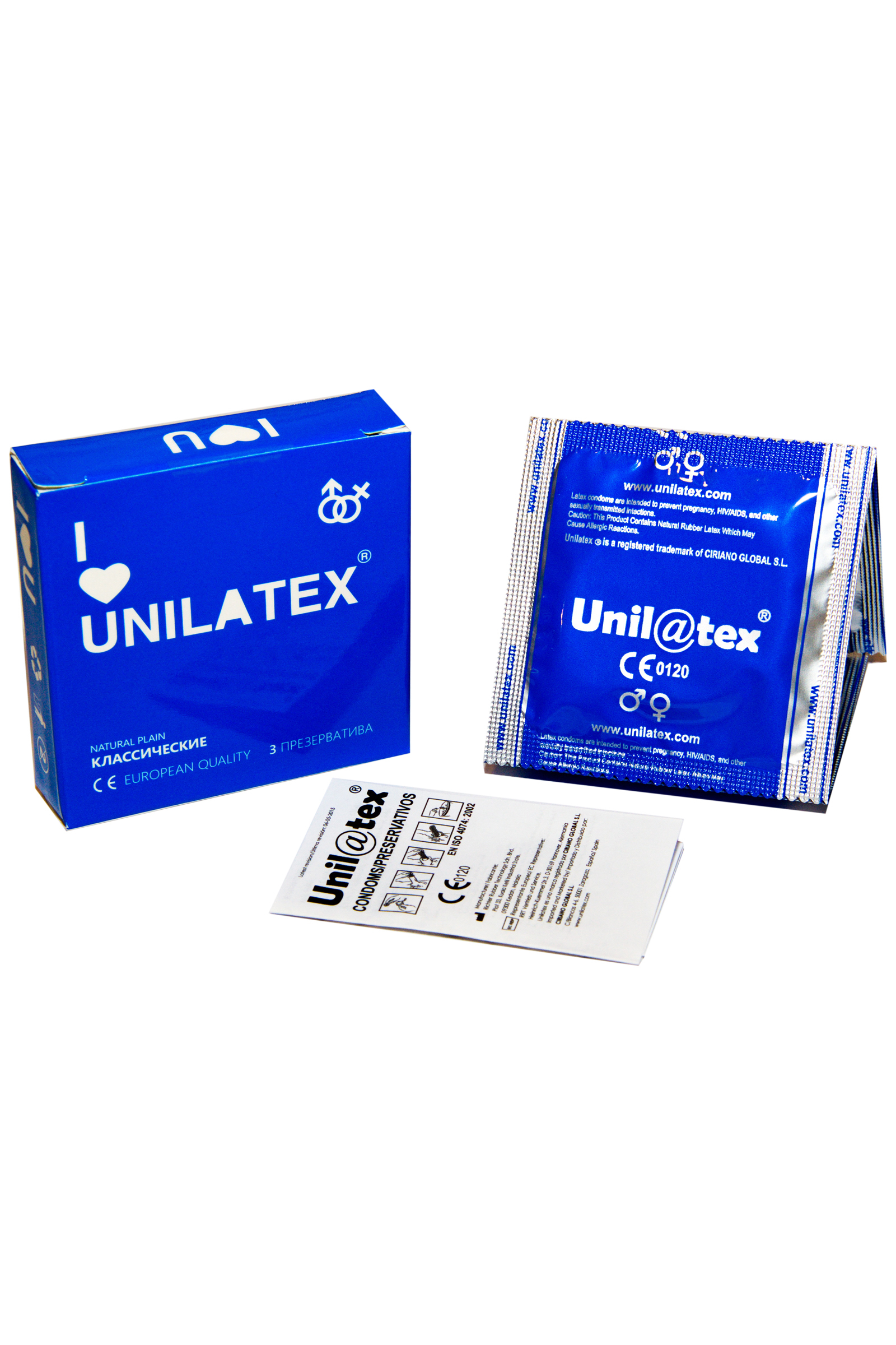 Презервативы Unilatex Natural Plain 3шт