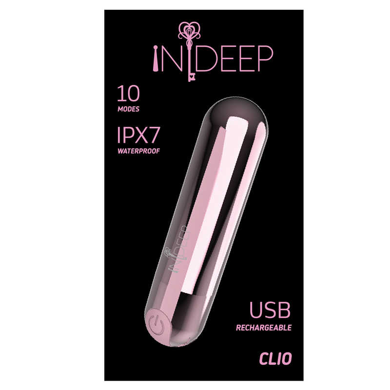 Вибропуля Indeep Clio розовая 