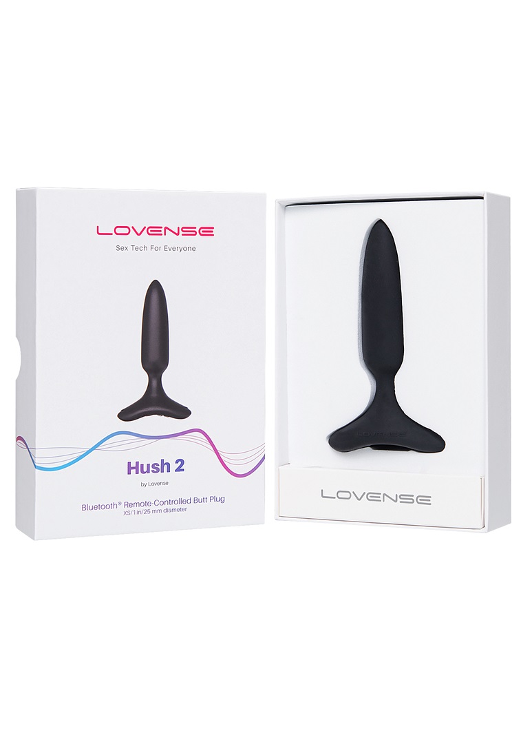 Анальная пробка LOVENSE Hush 2 силиконовая 2,5 см