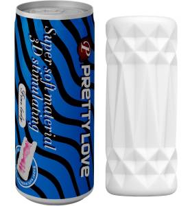 Компактный сквозной мастурбатор в банке 