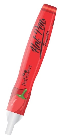 Вкусовая ручка Hot Flowers для рисования на теле Острый перчик