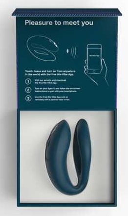 Вибратор для пар We-Vibe Sync O бархатно-зеленый