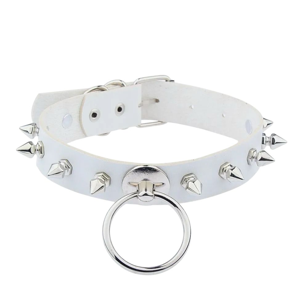 БДСМ набор меховой белый с анальной пробкой