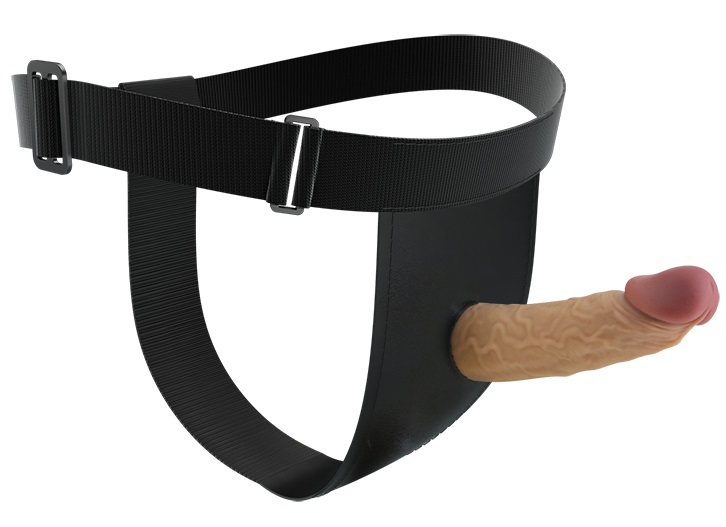 Полый страпон для мужчин и женщин с мягкой головкой