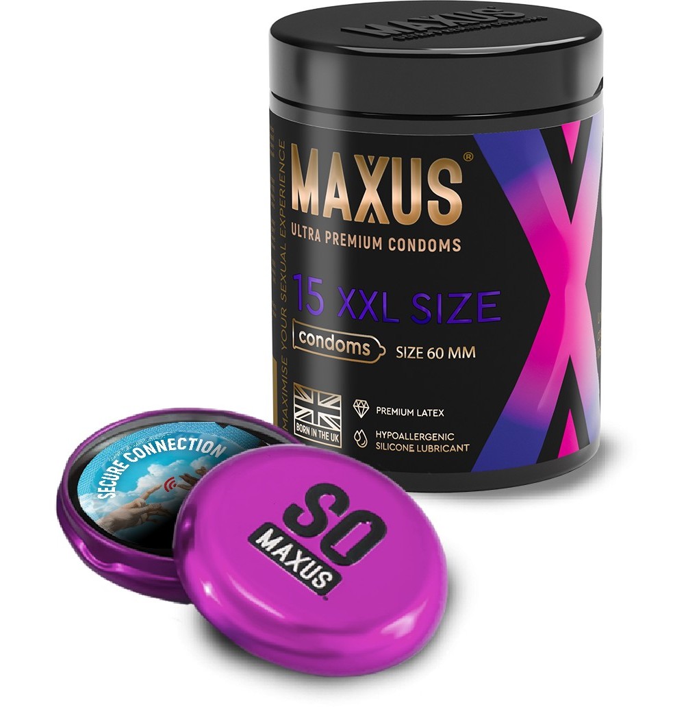 Презервативы увеличенные MAXUS XXL №15