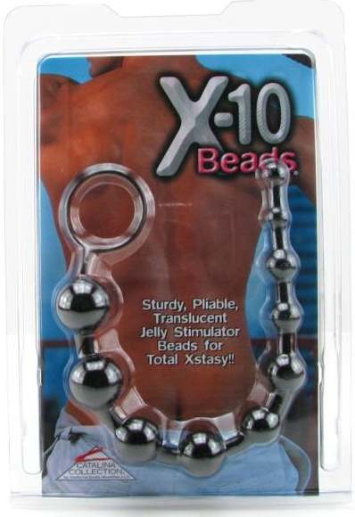 Анальные бусы X-10 Beads Black