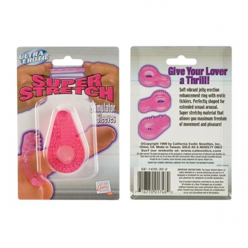 Розовое эрекционное кольцо Seper stretch