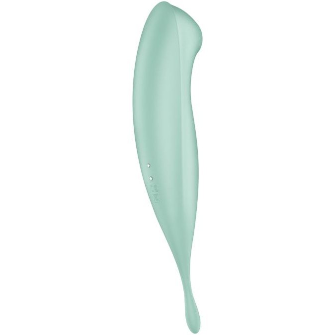 Мятный двухсторонний стимулятор Satisfyer