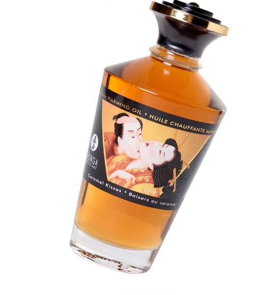 Массажное масло Shunga Карамельный поцелуй 100 мл