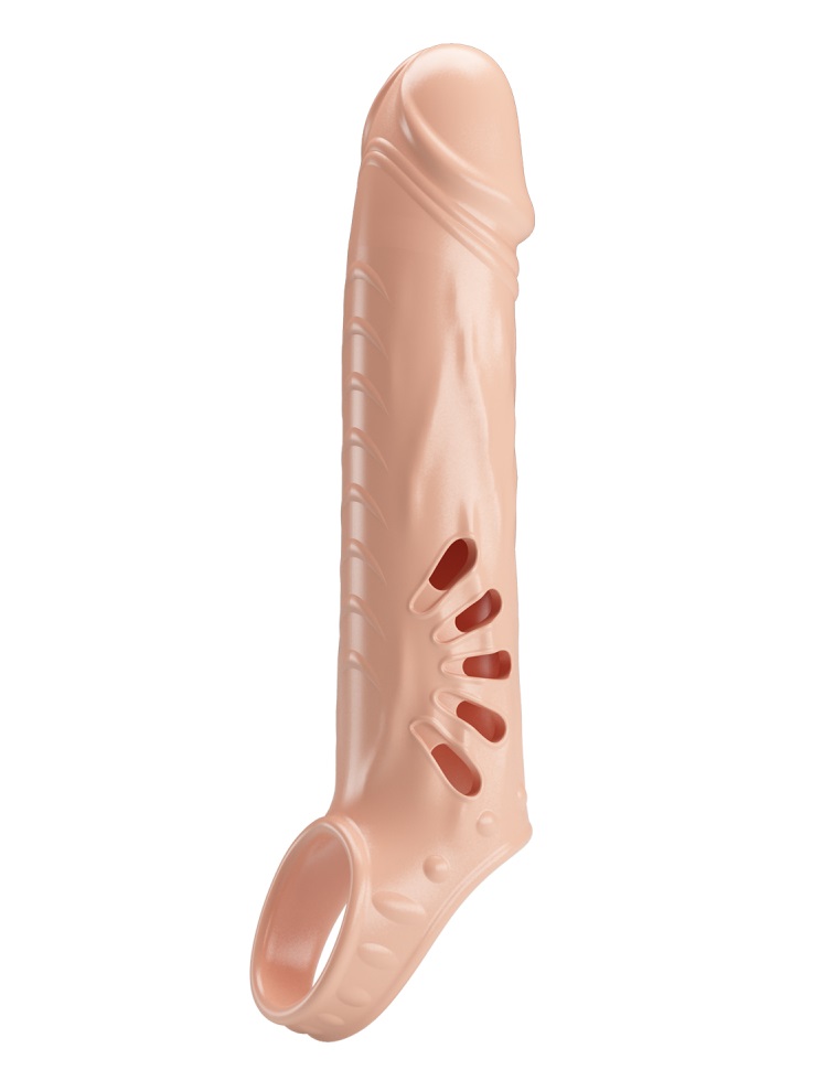 Насадка на пенис реалистичная увеличивающая