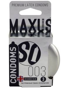 Презервативы тонкие MAXUS 003 №3  