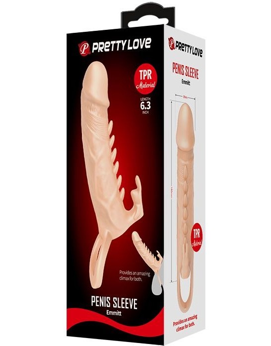 Насадка стимулирующая Penis Sleeve Emmitt