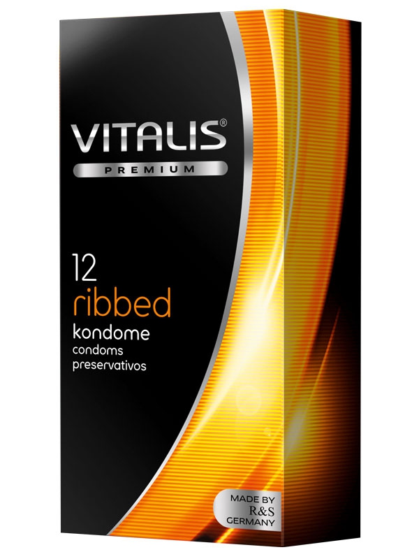 Презервативы VITALIS premium №12 Ribbed 