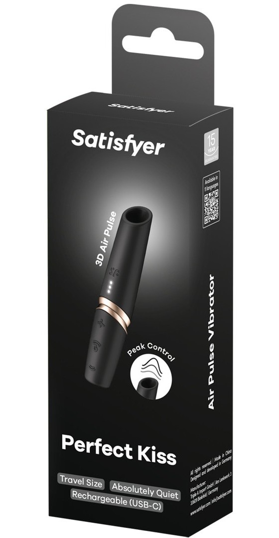 Вакуумный стимулятор Satisfyer Perfect Kiss черный